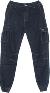 DOLLY-NOIRE-Jeans-Uomo-Cargo-Long-903-Denim-Pants-Denim-Blue-da-uomo