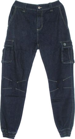 DOLLY-NOIRE-Jeans-Uomo-Cargo-Long-903-Denim-Pants-Denim-Blue-da-uomo