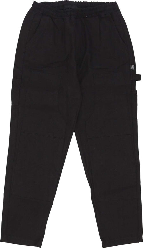 DOLLY-NOIRE-Pantalone-Lungo-Uomo-Canvas-Carpenter-Pants-Black-da-uomo