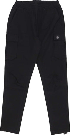 DOLLY-NOIRE-Pantalone-Lungo-Uomo-Cotton-Ripstop-Laced-Easy-Cargo-Black-da-uomo