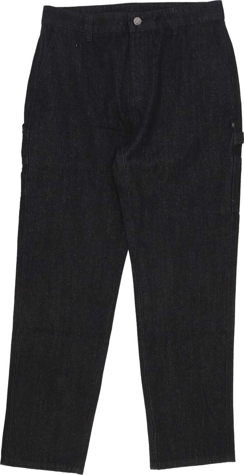DOLLY-NOIRE-Pantalone-Lungo-Uomo-Denim-Carpenter-Pants-Black-da-uomo
