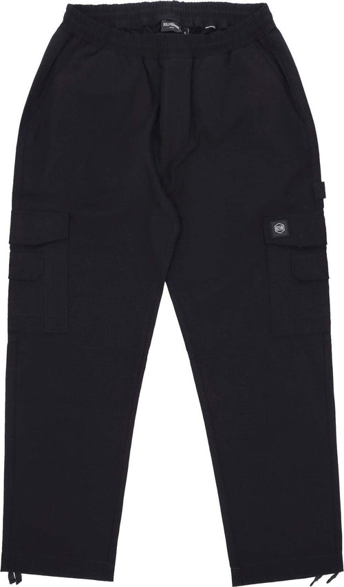 DOLLY-NOIRE-Pantalone-Lungo-Uomo-Lanced-Classic-Baggy-Cargo-Black-da-uomo