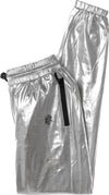 DOLLY-NOIRE-Pantalone-Tuta-Donna-Chrome-Pant-Silver-da-donna