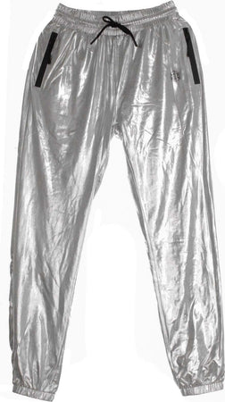 DOLLY-NOIRE-Pantalone-Tuta-Donna-Chrome-Pant-Silver-da-donna