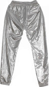 DOLLY-NOIRE-Pantalone-Tuta-Donna-Chrome-Pant-Silver-da-donna