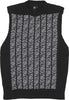 DOLLY-NOIRE-Pullover-Smanicato-Uomo-Knitwear-Gilet-Black-da-uomo