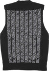 DOLLY-NOIRE-Pullover-Smanicato-Uomo-Knitwear-Gilet-Black-da-uomo
