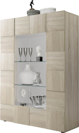 DOMO---vetrina-moderna-con-2-ante-Marrone-Milani-Home