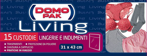 DOMOPAK---15-CUSTODIE-TRASPARENTI-LINGERIE-E-INDUMENTI-31x43