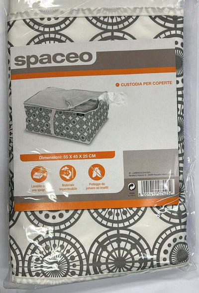 DOMOPAK---CUSTODIA-COPERTE-LARGE-ELLA-GREY,-55x45x25-cm