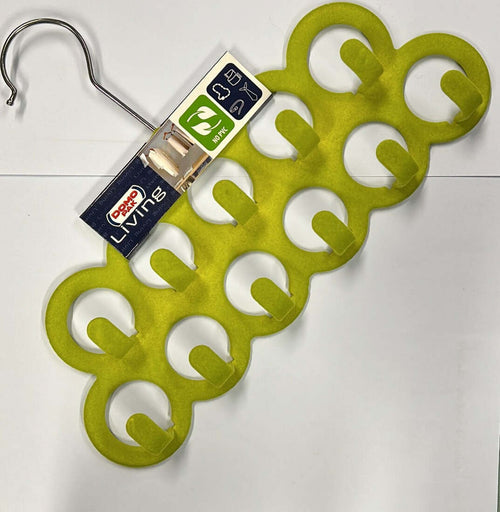 DOMOPAK---GRUCCIA-APPENDI-ACCESSORI,-ANTISCIVOLO--30,5CM-COLORI-VERDE-MELA-E-MARRONE