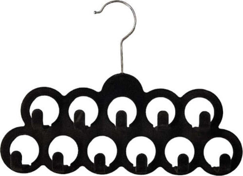 DOMOPAK---GRUCCIA-APPENDI-ACCESSORI-IN-VELLUTO-NERO-30,5CM