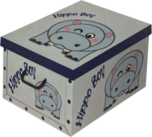 DOMOPAK---SCATOLA-GUARDAROBA-IN-CARTONE-IPPOPOTAMO/GIRAFFA