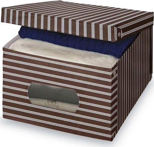 DOMOPAK---SCATOLA-GURDAROBA-L-CLASSIC-COLLECTION-39X50X24-CM-MARRONE