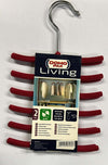 DOMOPAK---SET-2-GRUCCE-APPENDI-CRAVATTE,-ANTISCIVOLO---16cm-MAGENTA***