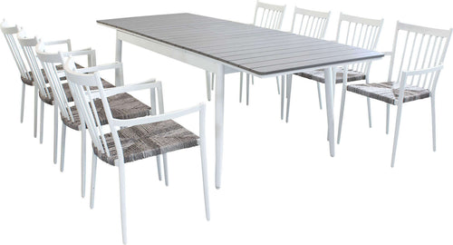 DONATO---set-tavolo-da-giardino-allungabile-in-alluminio-e-polywood-160/240x90-compreso-di-8-poltrone-in-alluminio-e-polyrattan-Grigio-Milani-Home