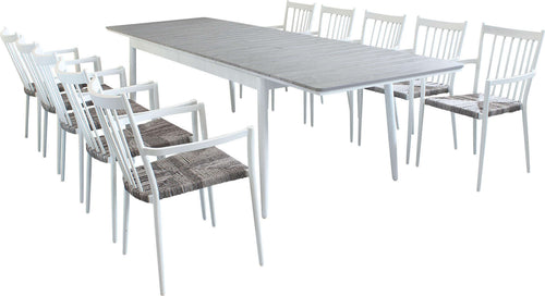 DONATO---set-tavolo-in-alluminio-e-polywood-cm-200/300x90x76-h-con-10-sedute-Bianco-Milani-Home