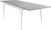 DONATO---tavolo-da-giardino-allungabile-in-alluminio-e-polywood-160/240x90-Bianco-Milani-Home