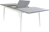 DONATO---tavolo-da-giardino-allungabile-in-alluminio-e-polywood-160/240x90-Bianco-Milani-Home