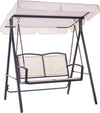 Dondolo 2 posti per giardino e veranda seduta in texilene con tettuccio Giardino e giardinaggio/Arredamento da giardino e accessori/Dondoli coperti Decor Space - Altamura, Commerciovirtuoso.it