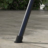 Dondolo-3-Posti-con-Tettuccio-Regolabile-e-Cuscini,-in-Acciaio-e-Poliestere,-172x110x153-cm,-Grigio-84A-054V04GY