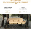 Dondolo-3-Posti-da-Giardino-Convertibile-in-Lettino-con-Gazebo,-con-Zanzariera-e-Cuscini,-257x175x240cm-Cachi--84A-182