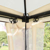 Dondolo-3-Posti-e-Lettino-Singolo-Copertura-a-Gazebo-con-Zanzariera-e-Cuscini-256x172x248cm-Crema-84A-102
