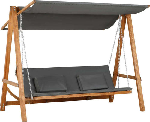 Dondolo-da-Giardino-3-Posti-Convertibile-in-Letto-Matrimoniale,-225.5x113x180cm-84A-239