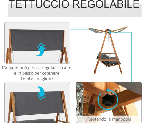 Dondolo-da-Giardino-3-Posti-Convertibile-in-Letto-Matrimoniale,-225.5x113x180cm-84A-239