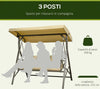 Dondolo-da-Giardino-3-Posti-in-Acciaio-e-Poliestere-con-Tetto-Inclinabile-e-Cuscini,-190x120x178-cm--84A-290V00BN
