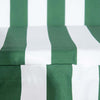 Dondolo-da-Giardino-3-Posti-in-Acciaio-e-Teslin-con-Tetto-Parasole,-172x110x153-cm,-Bianco-e-Verde-84A-054V03GN