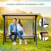 Dondolo-da-Giardino-3-Posti-in-Metallo,-Dondolo-da-Esterno-con-Tetto-Inclinabile-e-Cuscini-Imbottiti-280x120x172cm,-Beige-84A-069