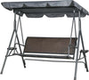 Dondolo-da-Giardino-3-Posti-in-Rattan-PE-e-Acciaio-con-Tettuccio-Regolabile-e-Portabicchieri,-204x112x150-cm-84A-277V00CG