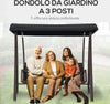 Dondolo-da-Giardino-3-Posti-in-Rattan-PE-e-Metallo-con-Cuscini-e-Tetto-Parasole,-198x124x179cm,-Marrone-867-106BN