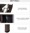 Dondolo-da-Giardino-3-Posti-in-Rattan-PE-e-Metallo-con-Cuscini-e-Tetto-Parasole,-198x124x179cm,-Marrone-867-106BN