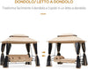 Dondolo-da-Giardino-3-Posti-Lettino-e-Gazebo-Design-3-in-1-con-Tettuccio,-256x172x248cm,-Beige-84A-056