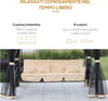 Dondolo-da-Giardino-3-Posti-Lettino-e-Gazebo-Design-3-in-1-con-Tettuccio,-256x172x248cm,-Beige-84A-056