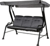 Dondolo-da-Giardino-per-3-Persone-con-Tettuccio-Regolabile-e-Cuscini,-200x120x170cm,-Nero-84A-140BK