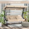 Dondolo-Letto-da-Giardino-3-Posti-con-Tetto-Regolabile-e-Vassoio,-200x120x164-cm,-Marrone-Chiaro--84A-050V02SD