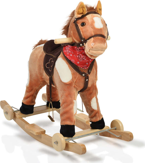 Dondolo Moni Trade Peluche Cavallo Giochi e giocattoli/Giocattoli prima infanzia/Cavalli a dondolo e animali La Casa Del Bebè - Napoli, Commerciovirtuoso.it