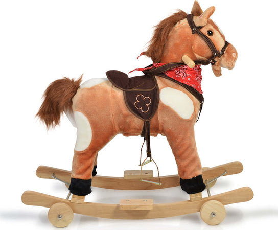 Dondolo Moni Trade Peluche Cavallo Giochi e giocattoli/Giocattoli prima infanzia/Cavalli a dondolo e animali La Casa Del Bebè - Napoli, Commerciovirtuoso.it