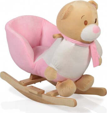 Dondolo Moni Trade Peluche Orso Rosa Casa e cucina/Arredamento/Cameretta bambini/Sedie e divani per l'allattamento/Poltrone e poggiapiedi da allattamento La Casa Del Bebè - Napoli, Commerciovirtuoso.it