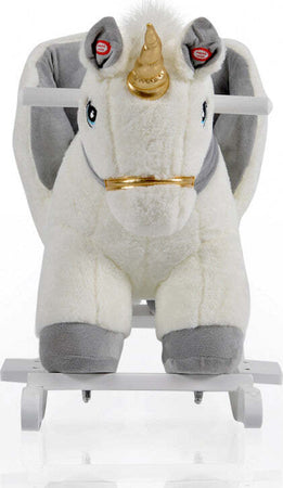 Dondolo Moni Trade Peluche Unicorno Bianco Giochi e giocattoli/Giocattoli prima infanzia/Cavalli a dondolo e animali La Casa Del Bebè - Napoli, Commerciovirtuoso.it