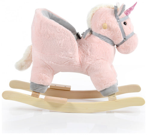 Dondolo Cavalcabile Moni Trade Peluche Unicorno