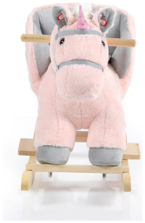 Dondolo Cavalcabile Moni Trade Peluche Unicorno