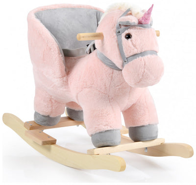 Dondolo Cavalcabile Moni Trade Peluche Unicorno