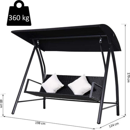 Dondolo-Polyrattan-da-Giardino-a-3-posti,-2-Cuscini-e-Baldacchino-Ferro-Verniciato-a-Polvere-Tetto-Idrorepellente-Cuscini-Sfoderabili-198x124x179cm-360kg-01-0837