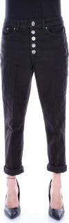 Dondup-Pantaloni-Nero-da-donna