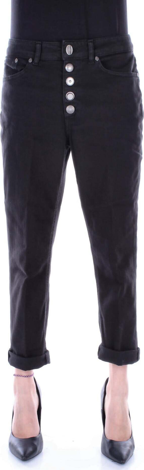 Dondup-Pantaloni-Nero-da-donna