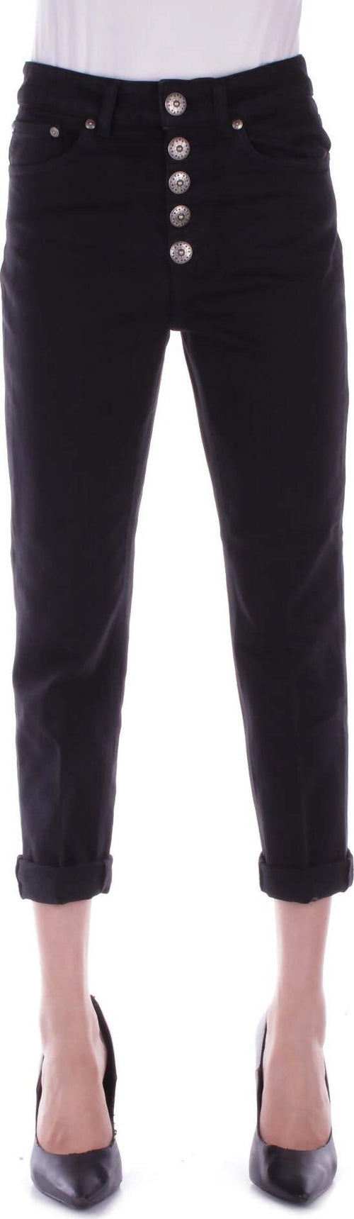 Dondup-Pantaloni-Nero-da-donna
